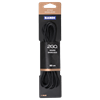 2GO Waxed Shoelaces 163 Black 80 cm