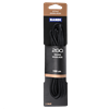 2GO Waxed Shoelaces 165 Black 100  cm