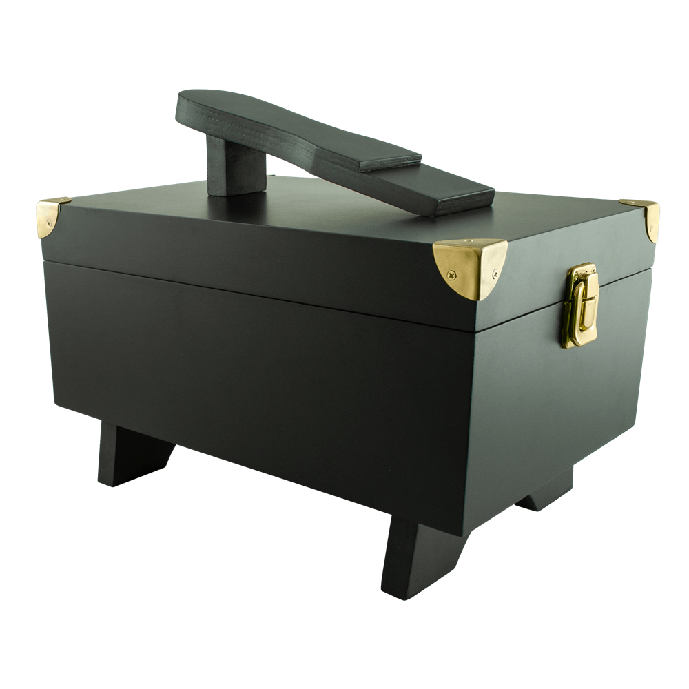 Shoe Care Box Brown